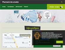 Tablet Screenshot of pharmacie-des-arcades-saint-orens.fr